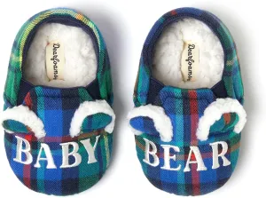 Dearfoams Toddler and Kids' Lil Bear Baby Bear Slipper