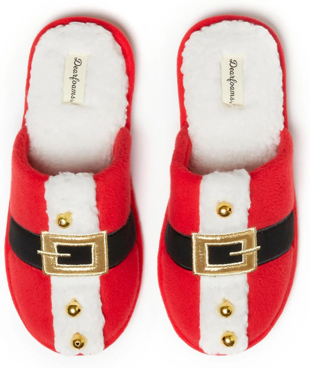 Dearfoams unisex adult Ugly Sweater Christmas Slippers for Men and Women