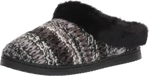 Dearfoams Women's Cora Striped Knit Clog Slipper