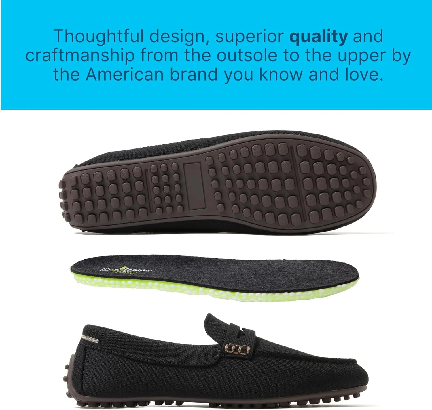 Dearfoams Women's Hazel-Lighweight Driving Loafer Machine Washable Comfortable Shoe
