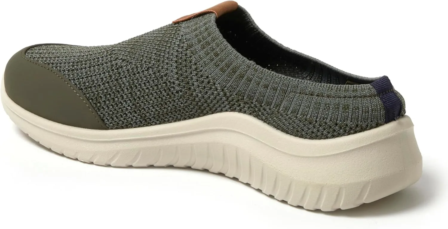 Dearfoams Women's Lightweight Breathable Gracie Sneaker with Arch Support Machine Washable Shoes Clog