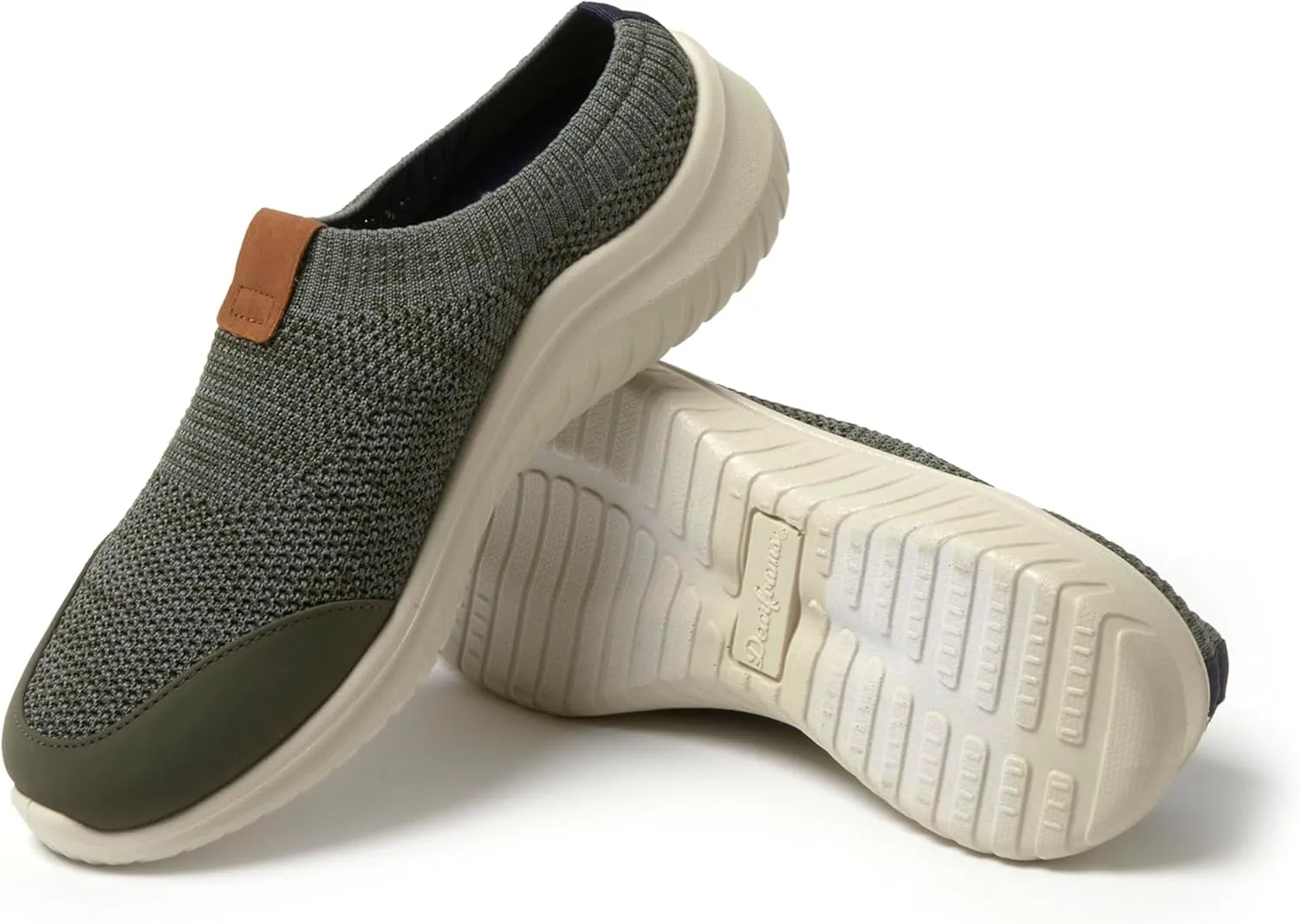Dearfoams Women's Lightweight Breathable Gracie Sneaker with Arch Support Machine Washable Shoes Clog