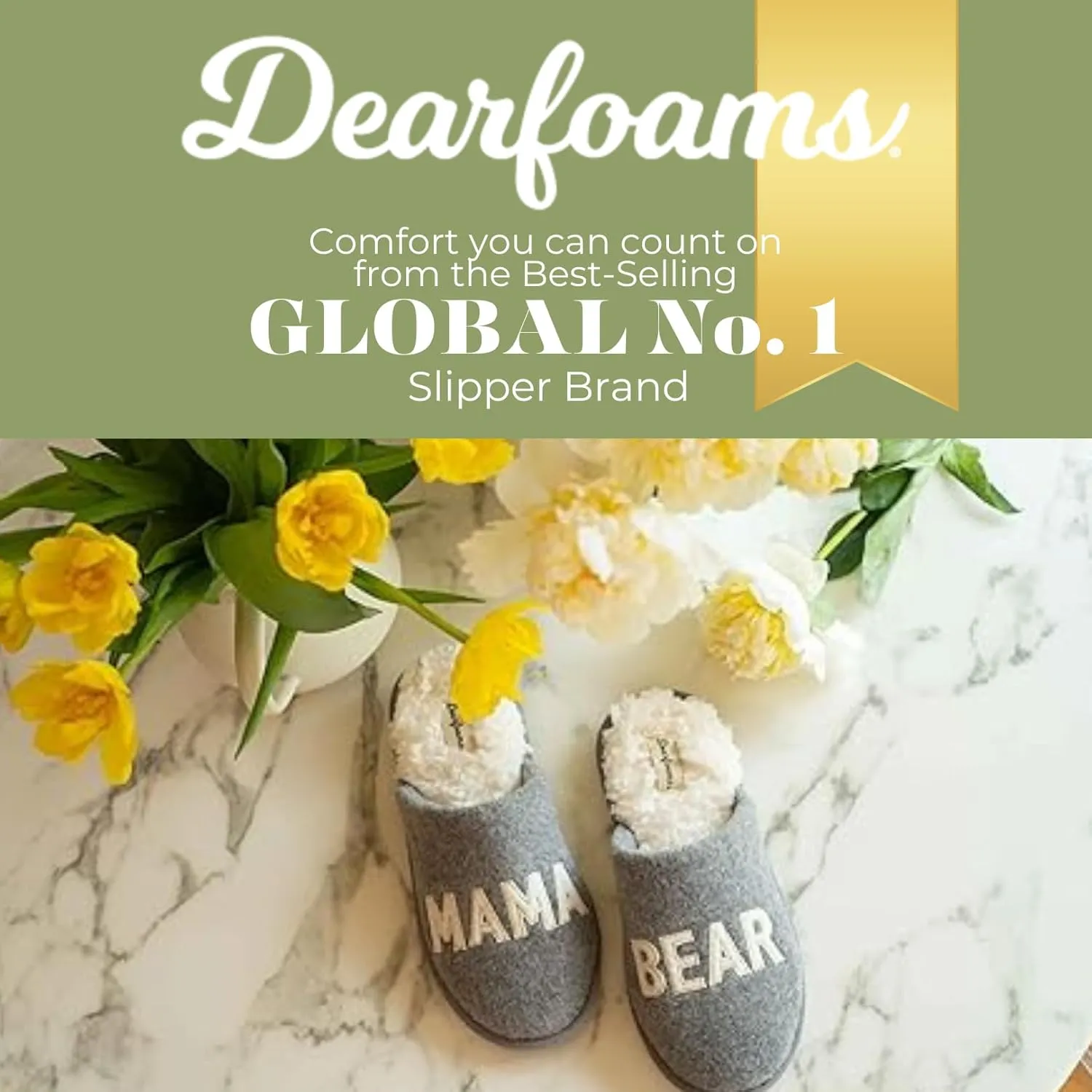 Dearfoams Women's Mama Bear Slipper