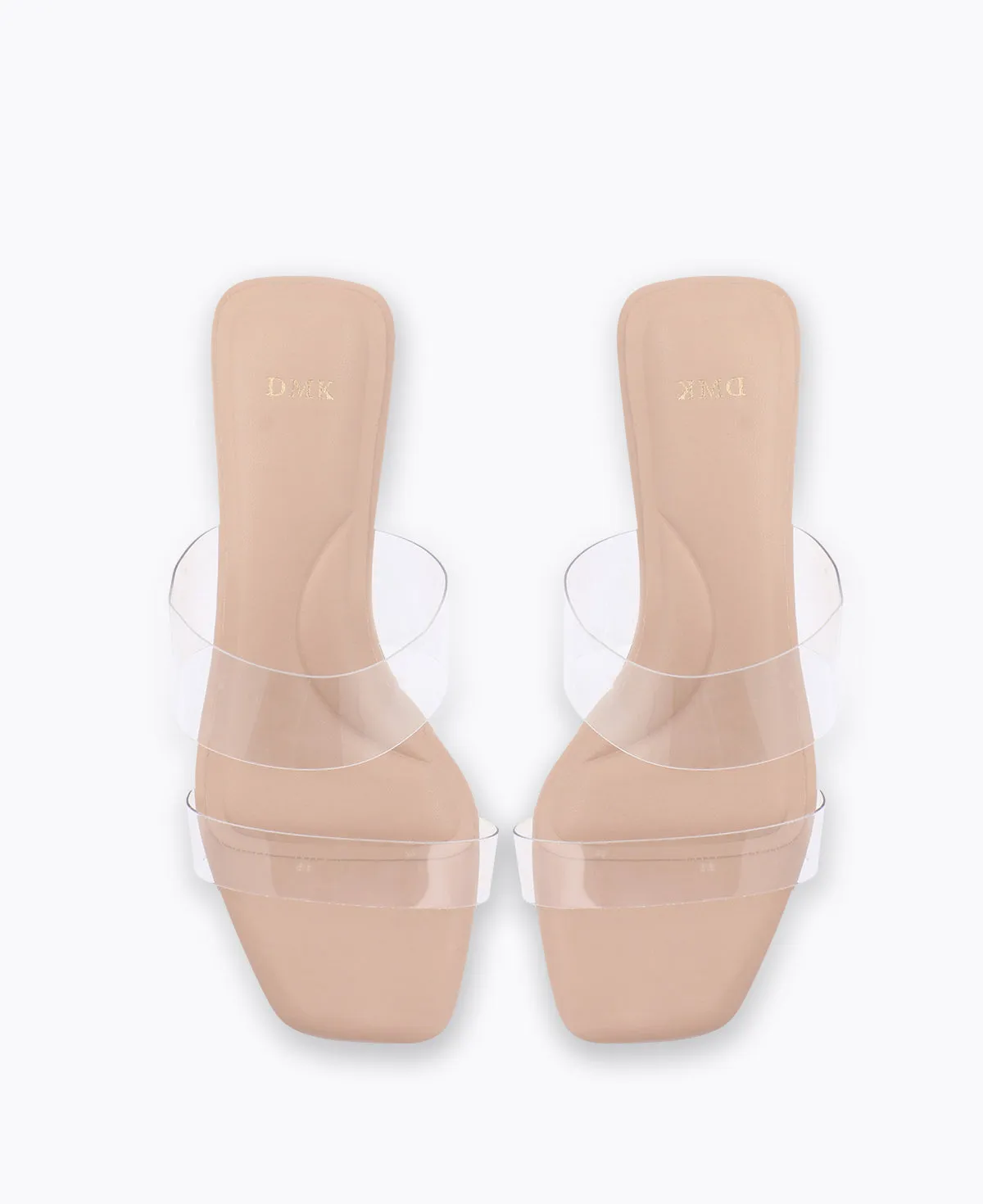 Delilah Transparent Heel Sandals