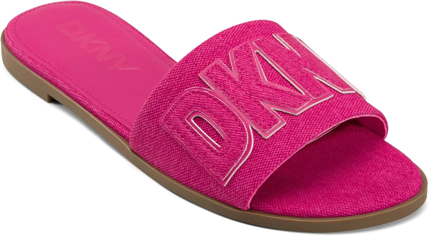 DKNY Women's Willow Flat Slide Sandal with Logo