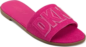 DKNY Women's Willow Flat Slide Sandal with Logo