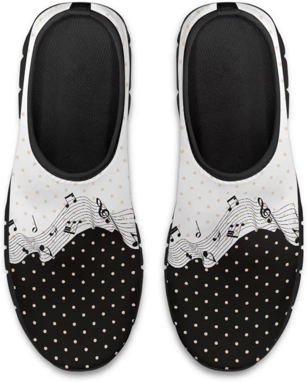 Dog Paw Print Casual Shoes for Women Slip On Low Top Flat Sneakers Breathable Mesh Footwear for Walking