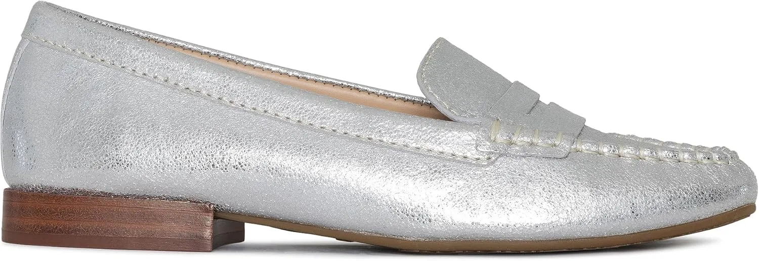 Donald J Pliner Women's Binah Metallic Penny Loafer