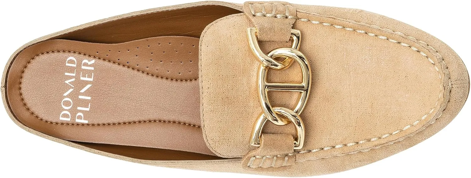 Donald Pliner Women's Barney Distressed Metallic Mule