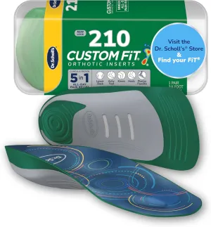 Dr. Scholl's Custom Fit Orthotic Inserts, Cf 210