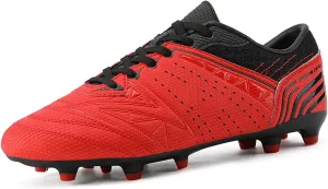 DREAM PAIRS Mens Sport Flexible Athletic Lace Up Light Weight Outdoor Cleats Football Soccer Shoes