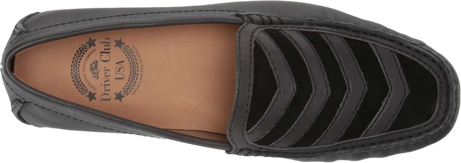 Driver Club USA Men's Leather Made in Brazil Malibu Driver Loafer