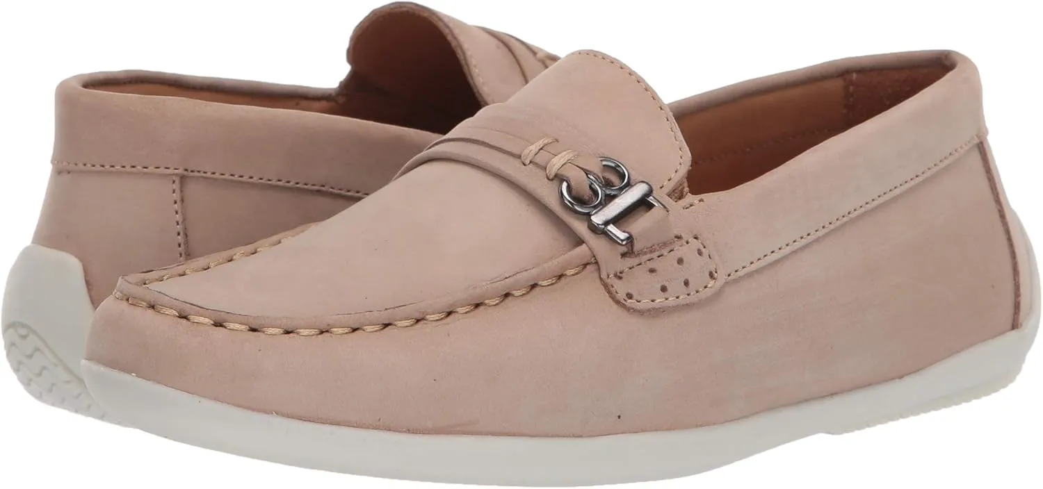 Driver Club USA Unisex-Child Boys/Girls Leather Fashion Luxury Driving Loafer with Rope Anchor Detail