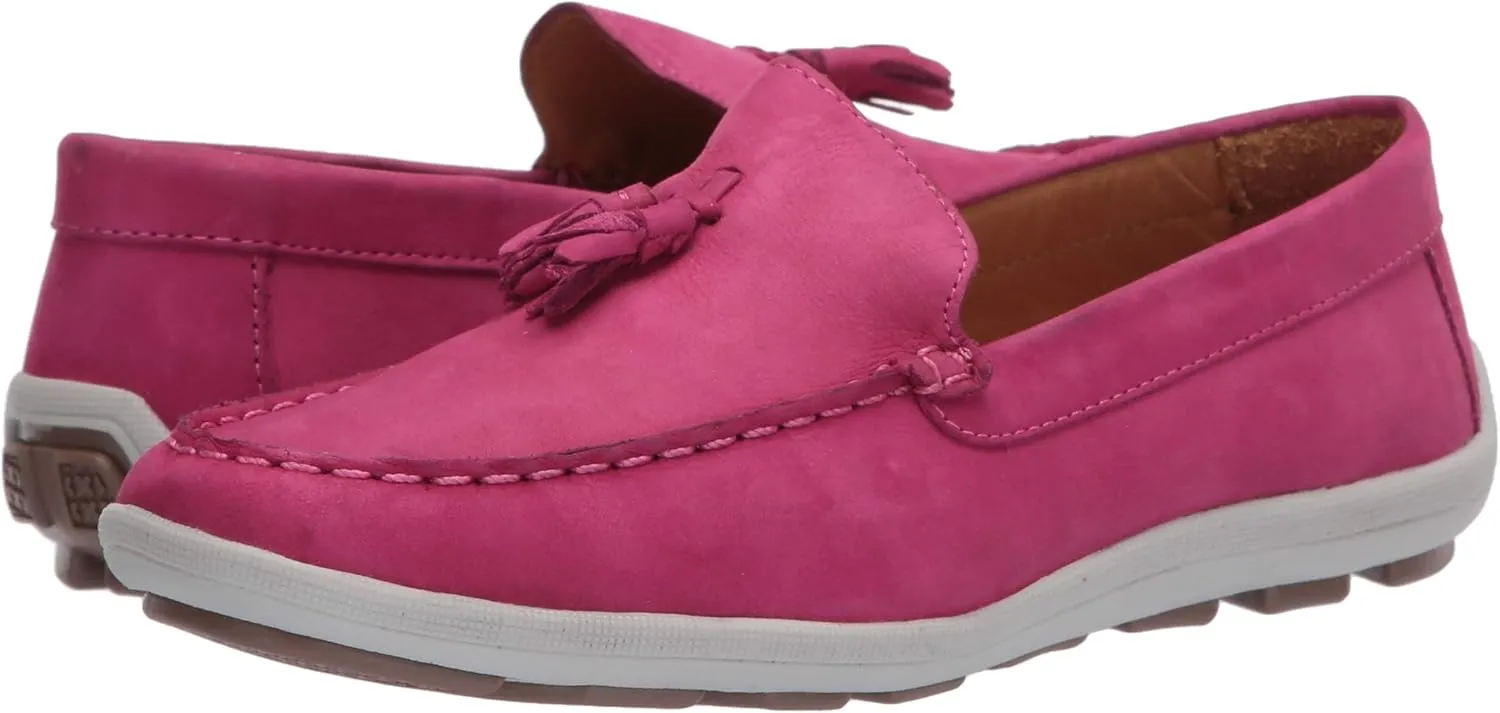 Driver Club USA Unisex-Child Kids Boys/Girls Leather Driving Loafer with Tassle Detail