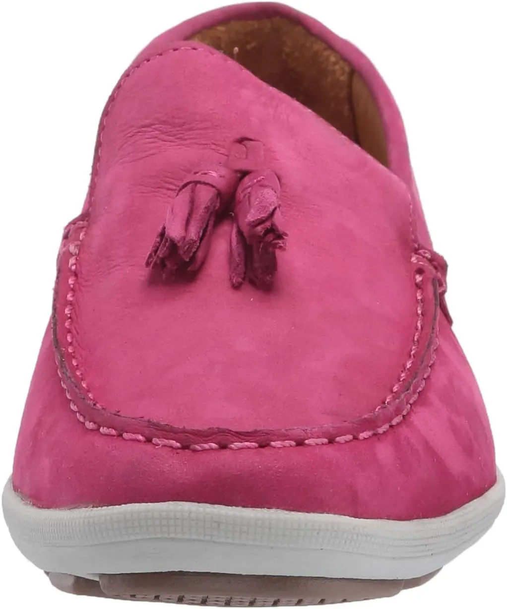 Driver Club USA Unisex-Child Kids Boys/Girls Leather Driving Loafer with Tassle Detail