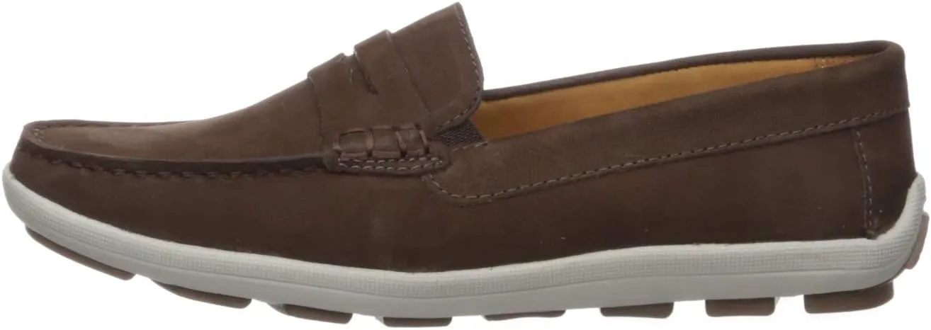 Driver Club USA Unisex-Child Kids Boys/Girls Leather Penny Driving Style Loafer