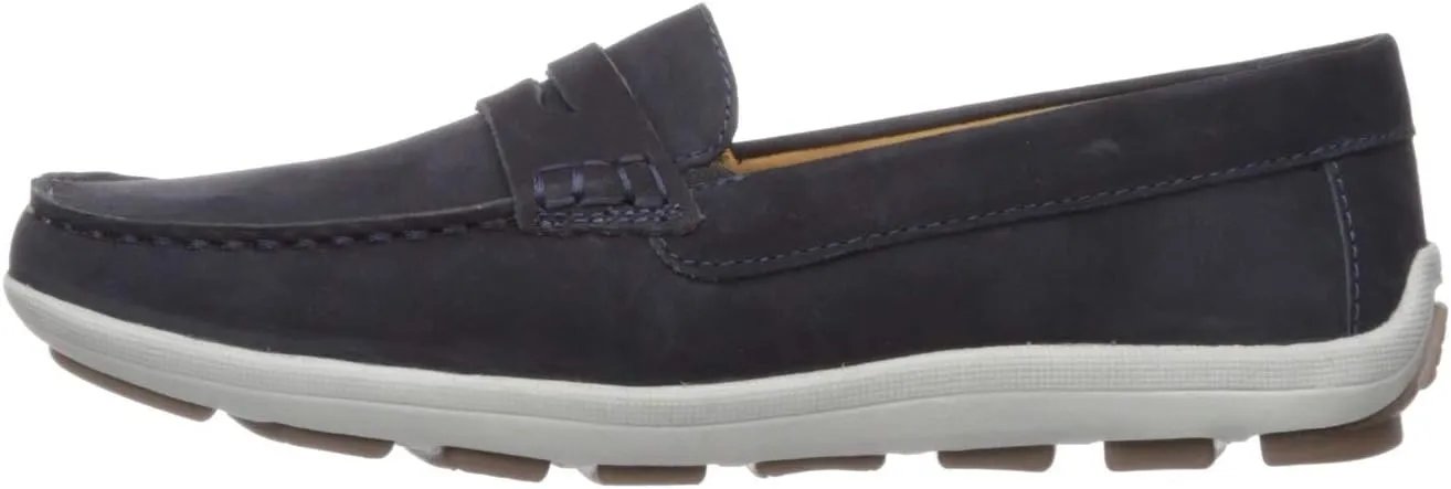 Driver Club USA Unisex-Child Kids Boys/Girls Leather Penny Driving Style Loafer
