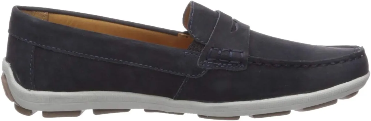 Driver Club USA Unisex-Child Kids Boys/Girls Leather Penny Driving Style Loafer