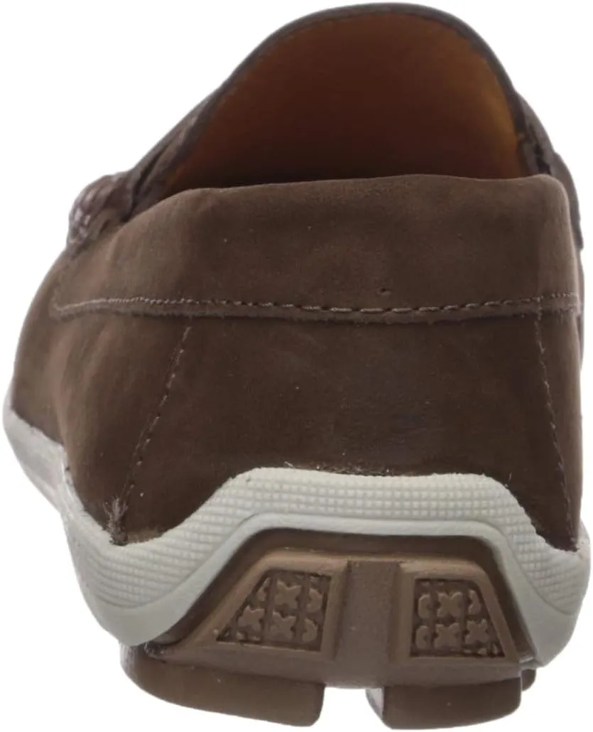 Driver Club USA Unisex-Child Kids Boys/Girls Leather Penny Driving Style Loafer