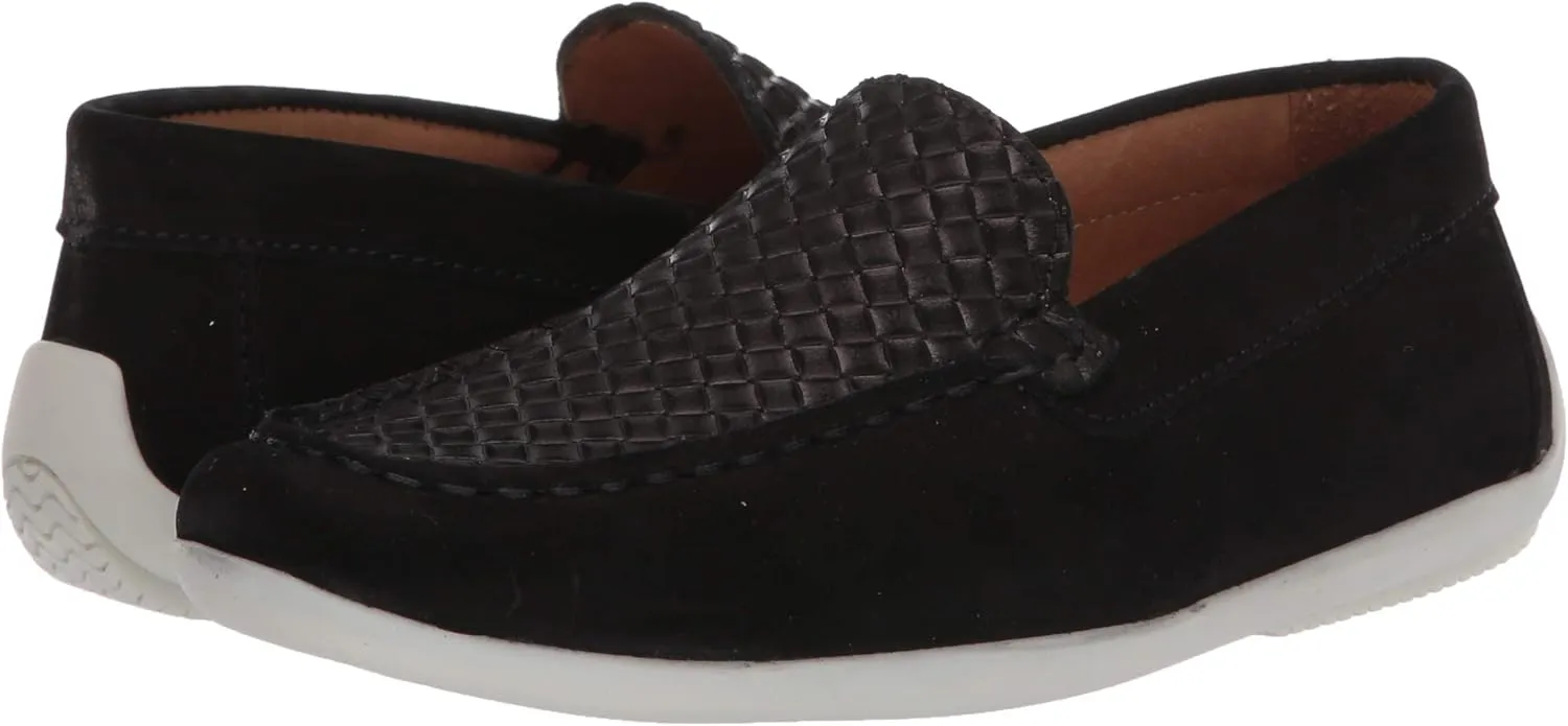 Driver Club USA Unisex-Child Kids Leather Fashion Luxury Driving Loafer with Venetian Detail