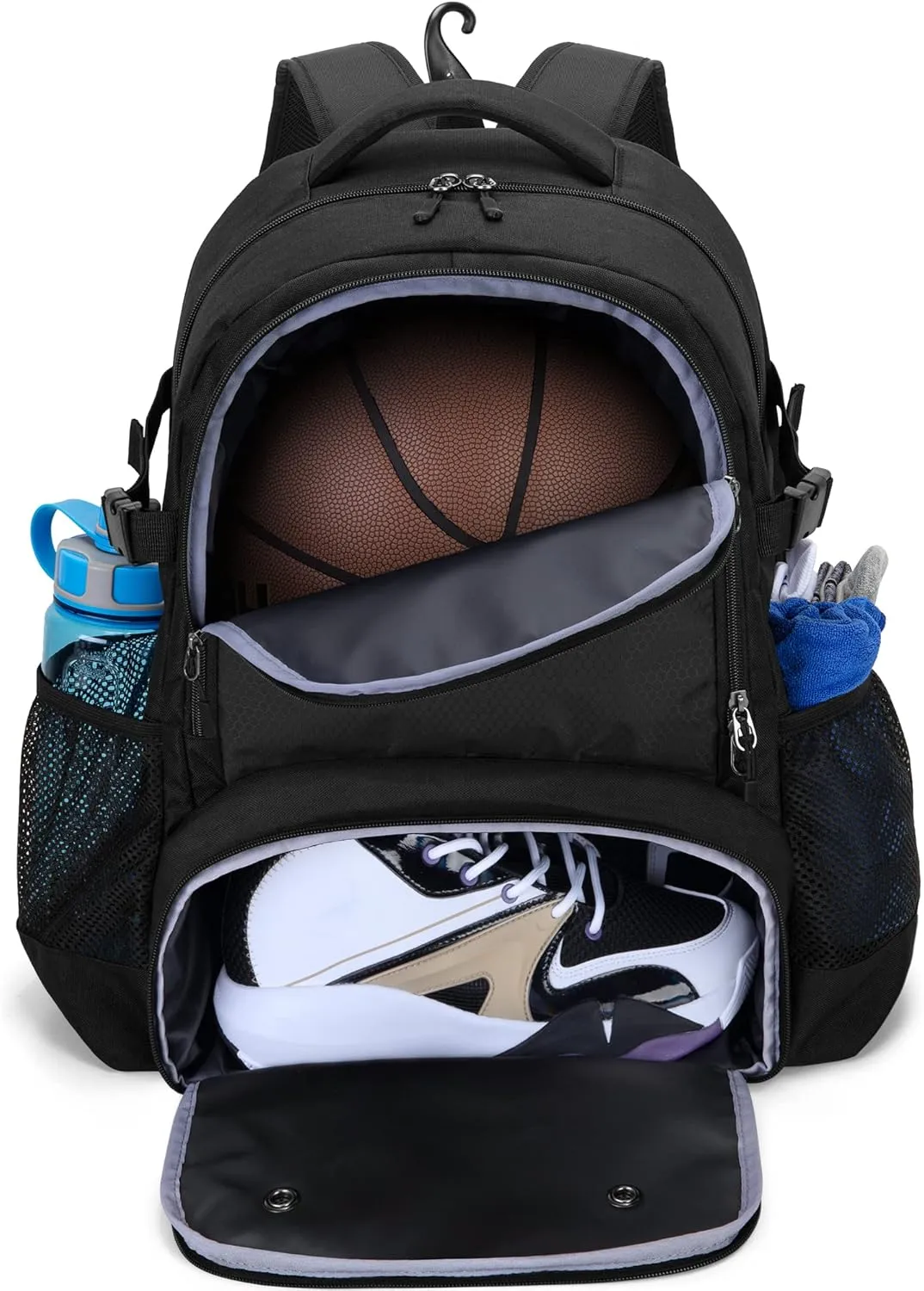 DSLEAF Basketball Bag, Soccer Backpack with Ball Compartment & Shoe Compartment for Basketball, Soccer, Volleyball Sports…