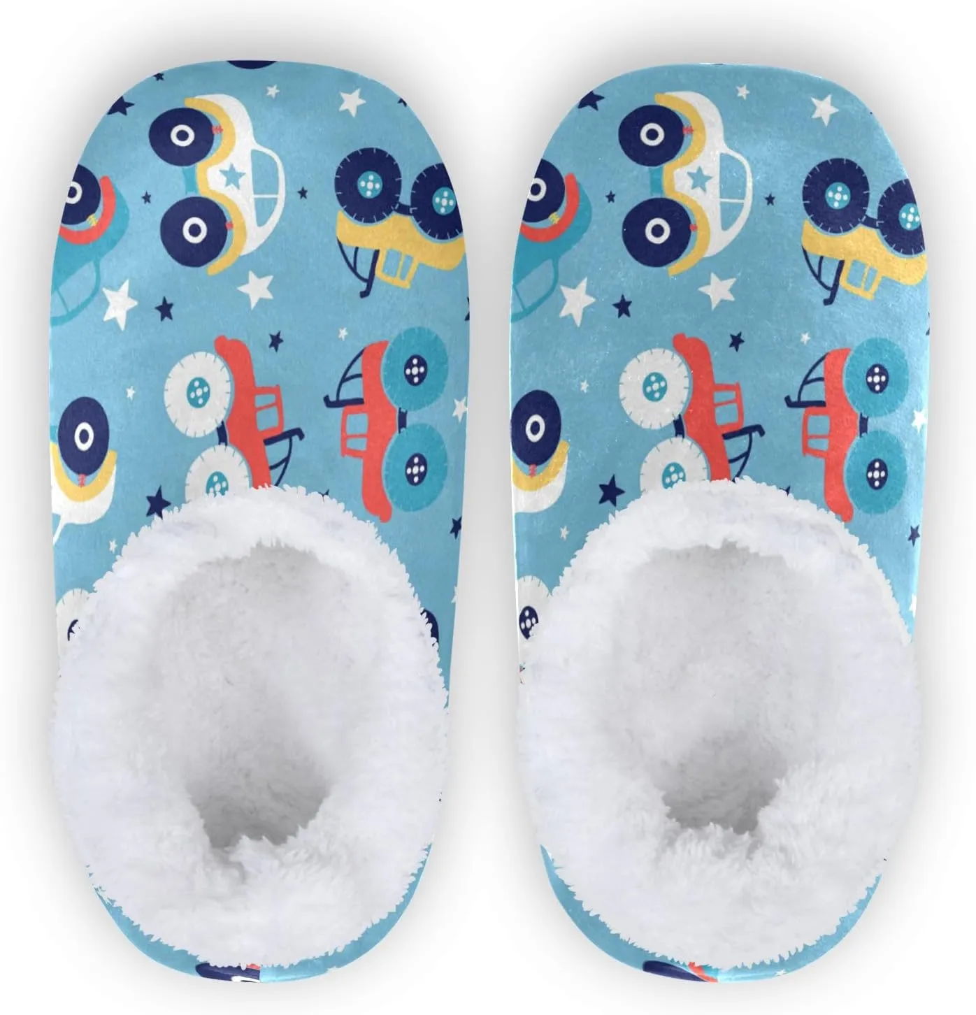 Dussdil Home Winter Slippers Spa Travel House Slipper Soft Memory Foam Slipper Non Slip for Hotel Bedroom Shoes Slippers