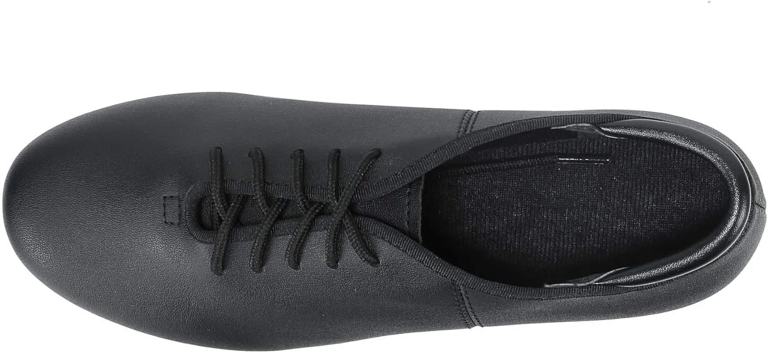 Dynadans Manmade Leather Lace Up Tap Shoe Dance Shoes for Women and Men's Dance Shoes
