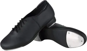 Dynadans Manmade Leather Lace Up Tap Shoe Dance Shoes for Women and Men's Dance Shoes