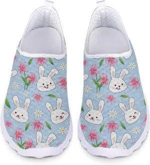 Easter Sport Sneakers Tennis Shoes for Women US 5.5-11.5 Slip On Loafer Shoes