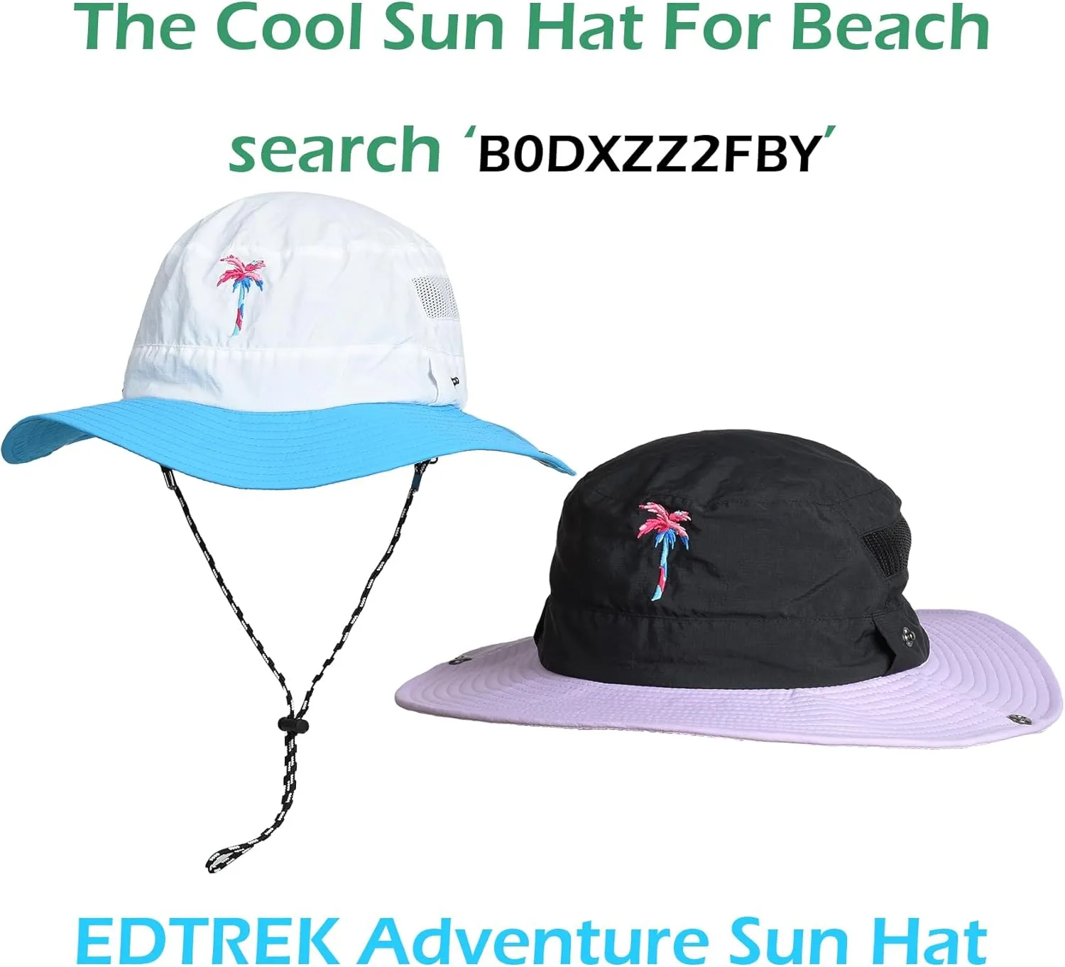 EDTREK Adventure Snapback Hat - Surf Hat - Beach Hat - Hiking Trucker Hat - Flying High Hat