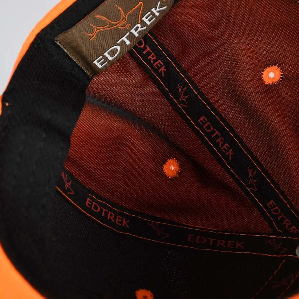 EDTREK Performance Outdoorsman Snapback Truck Hat with Flat Brim - Unique Animal Embroidery