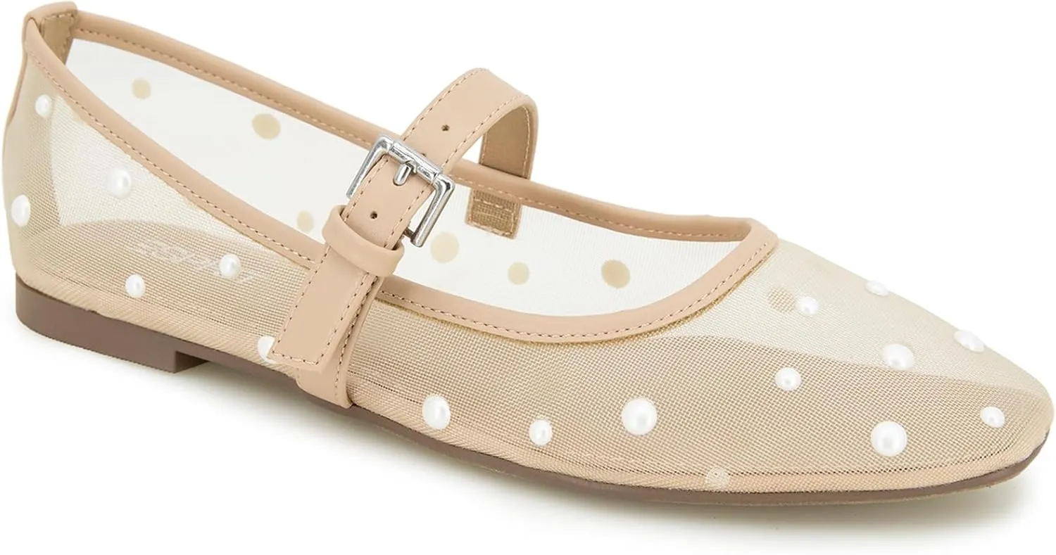 Esprit Women's Nicola Mj Pearl Mary Jane Flat