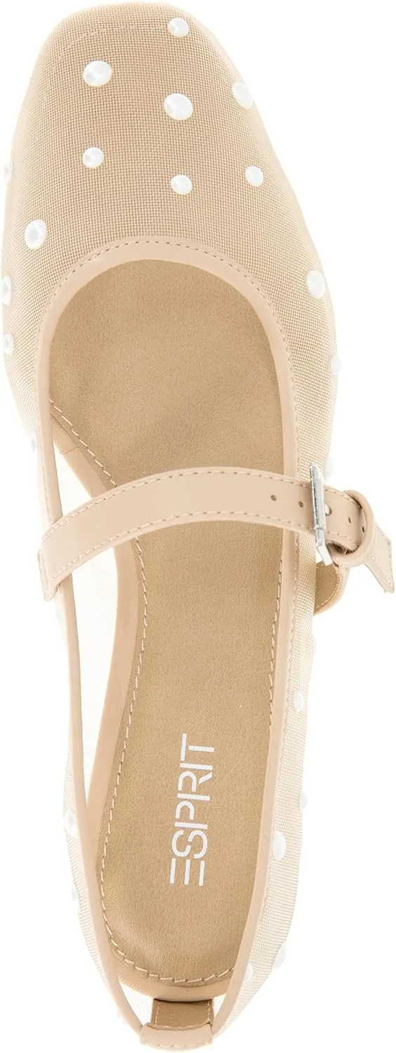 Esprit Women's Nicola Mj Pearl Mary Jane Flat