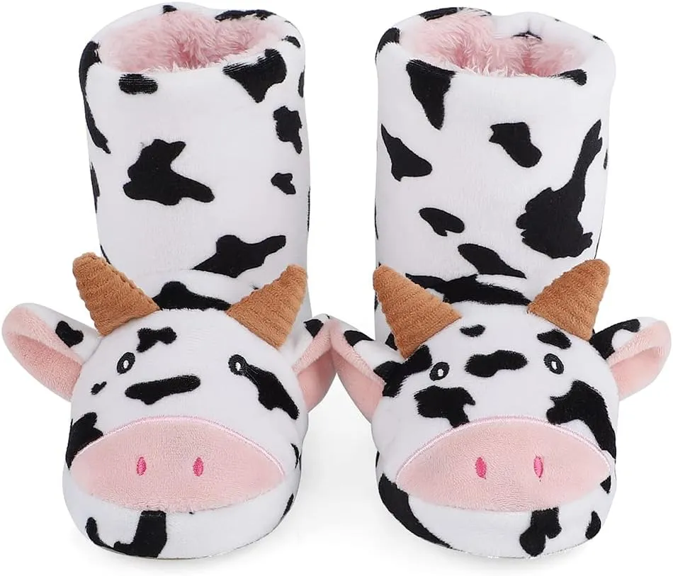ESTAMICO Girls Boys Slippers Kids Warm Soft Boot Slipper