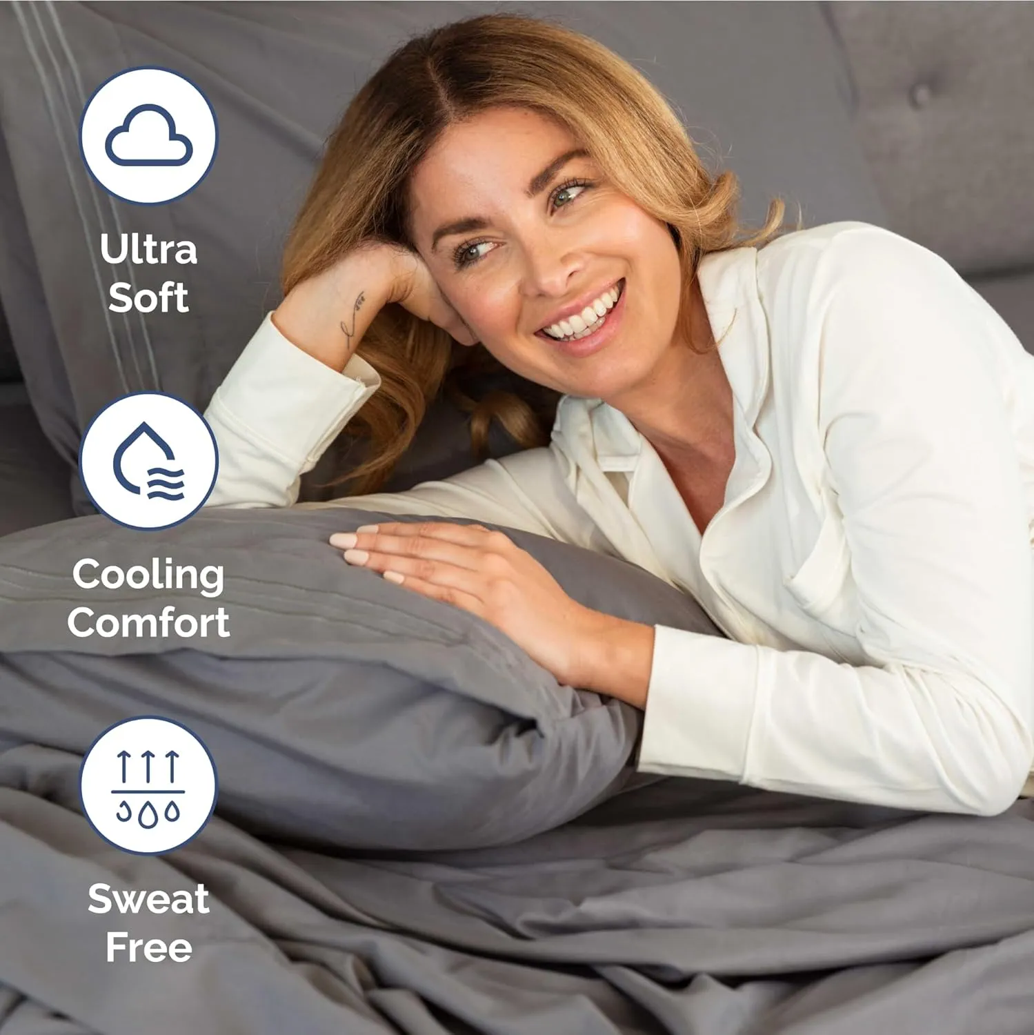 Extra Deep Pocket Twin Sheets - 3 Piece Breathable & Cooling Bed Sheets - Hotel Luxury Bed Sheet Set - Soft, Wrinkle Free & Comfy - Easily Fits Extra Deep Mattresses - Deep Pocket Dark Grey Sheets Set