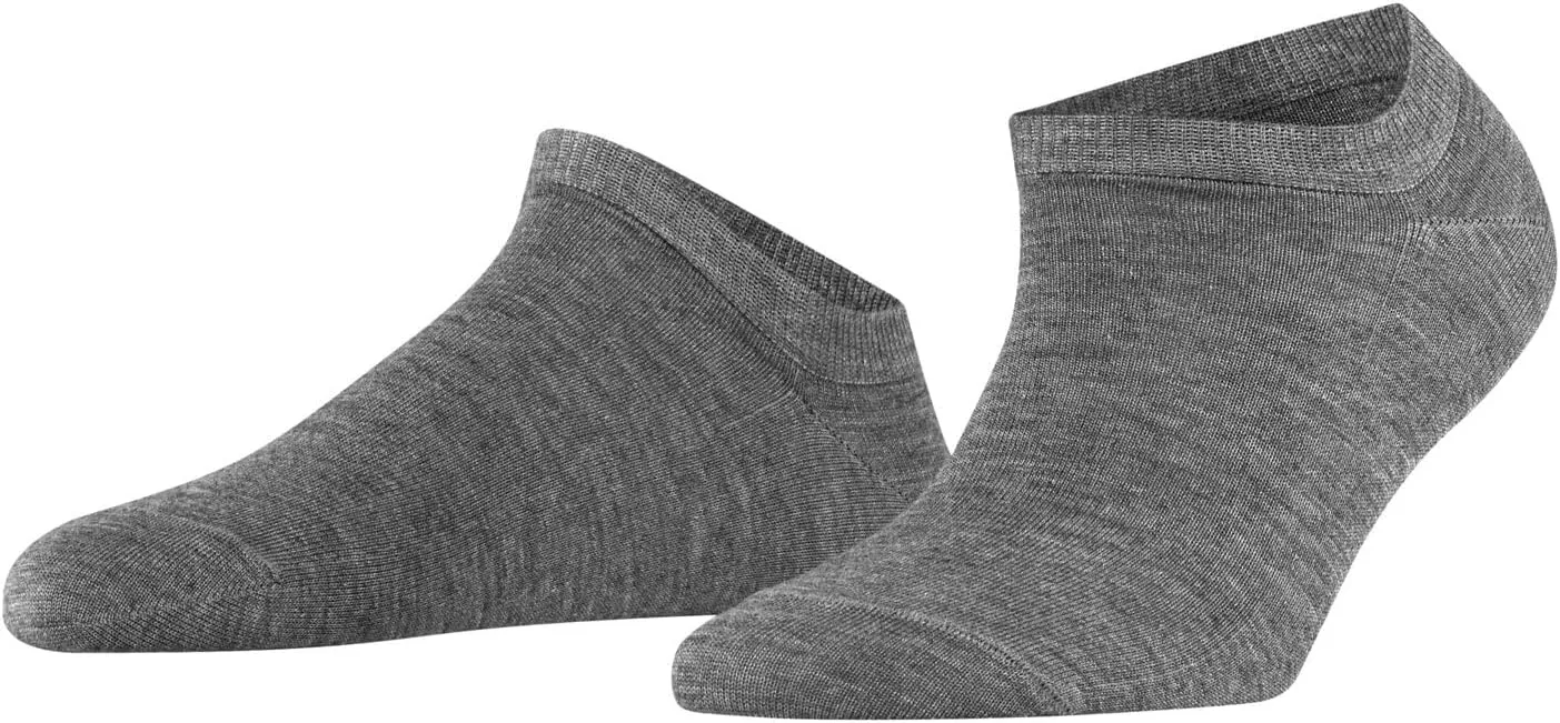 FALKE Women Active Breeze Ankle High, Grey (Light Grey Melange 3216), 8-10.5
