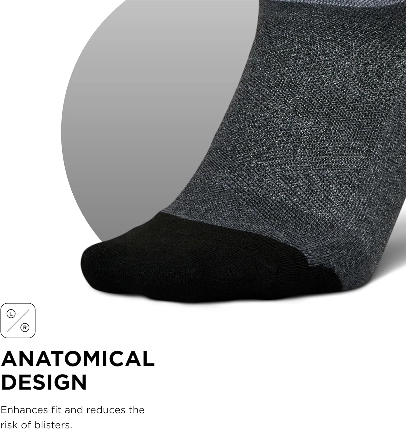 Feetures Elite Golf Max Cushion Tab Ankle Socks - Sport Sock with Targeted Compression - (1 Pair)