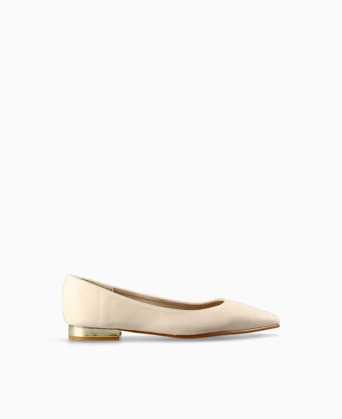 Felicity Flat Pumps - Beige