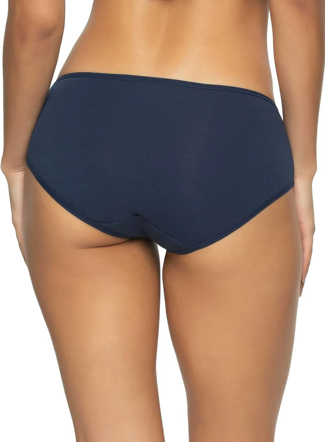 Felina - Cotton Modal Full Coverage Hipster Underwear 5-Pack - Comfortable and Breathable Mid-Rise Panties for Women