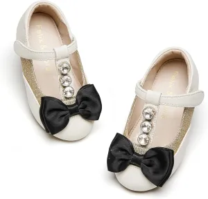 Felix & Flora Toddler Little Girl Flat Oxfords Dress Shoes - Mary Jane Princess for Girl Party School Shoes.