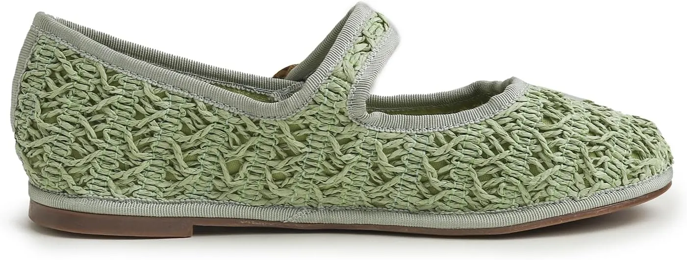 FEVERSOLE Women's Soft Breathable Mary Jane Memory Foam Cushioned Comfort Round Toe Metal Buckle Flats Walking Shoes