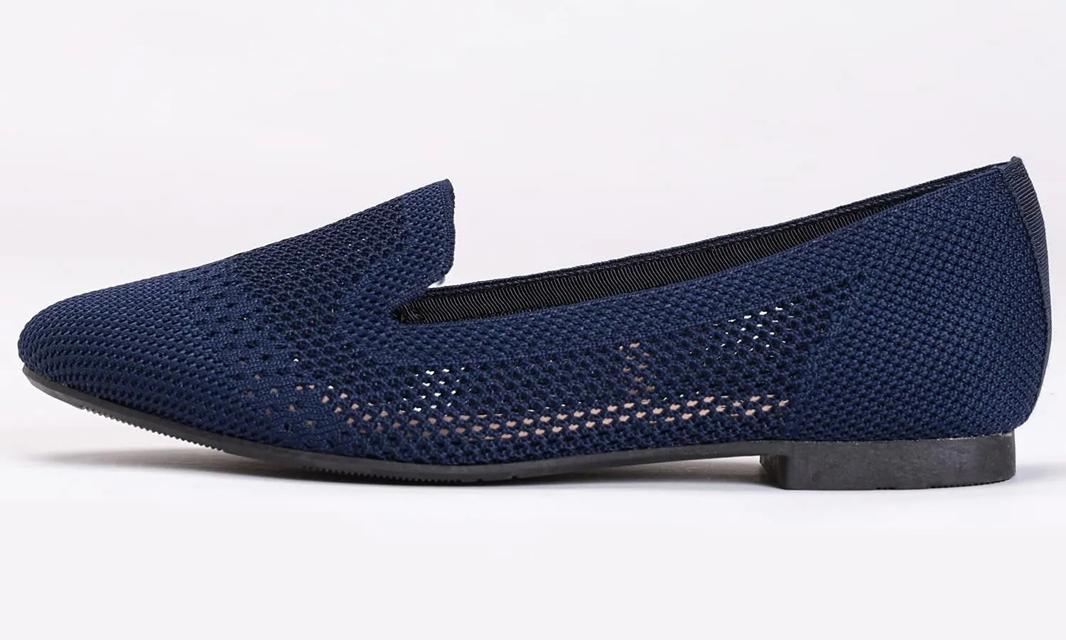 Feversole Women's Woven Fashion Breathable Knit Flat Shoes