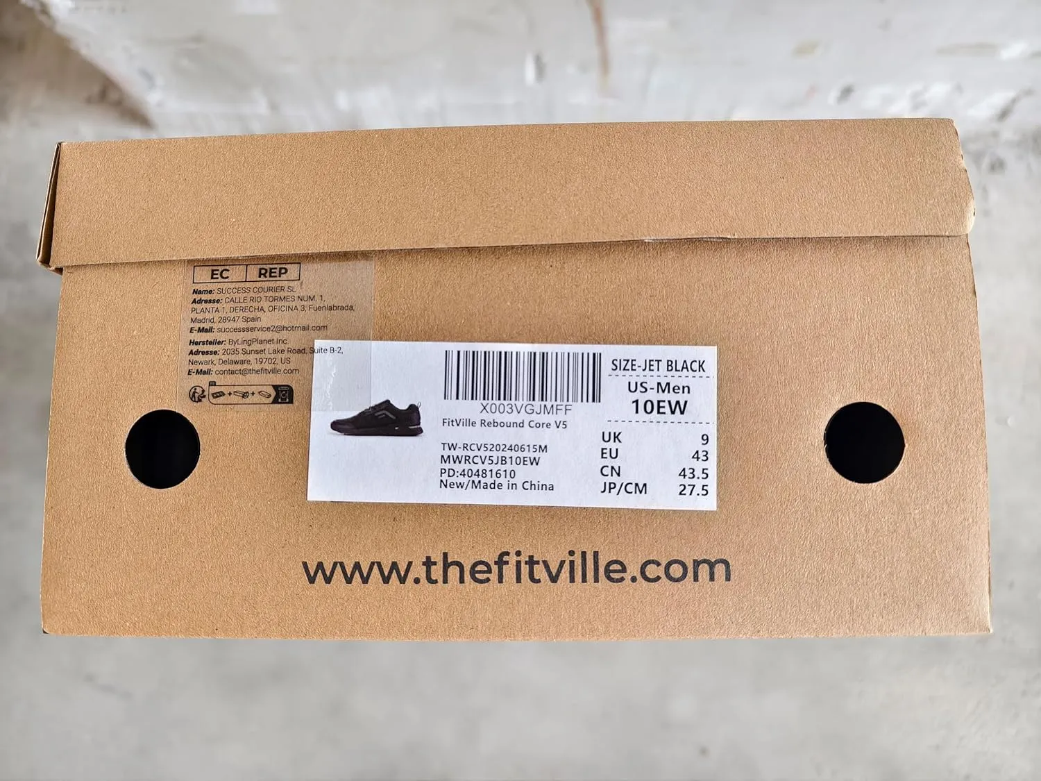 FitVille Wide Toe Box Men's Cushioned Extra Wide Width Non Slip Running Shoes - Comfortable Lightweight Walking Shoes