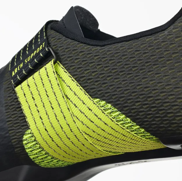FIZIK VENTO STABILITA CARBON SHOE BLACK/YELLOW FLUO