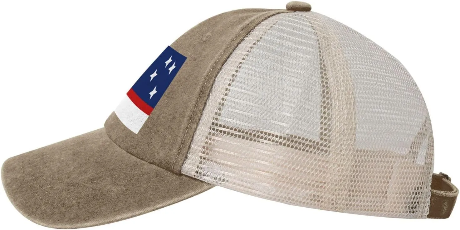 Flag of Patagonia Baseball Cap Women Men Mesh Back Denim Hat Vintage Trucker Hats Dad Caps