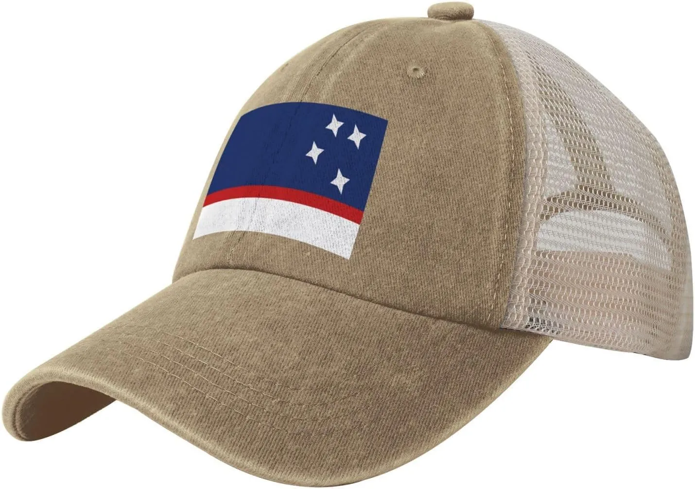 Flag of Patagonia Baseball Cap Women Men Mesh Back Denim Hat Vintage Trucker Hats Dad Caps