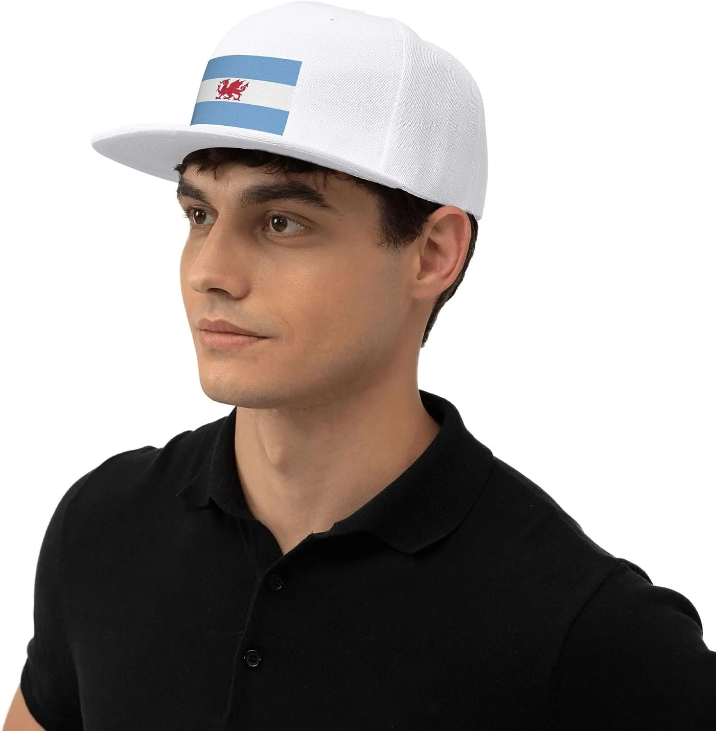 Flag of The Welsh Colony in Patagonia Baseball Cap for Men Women Snapback Hat Trucker Flat Bill Caps Sun Hat