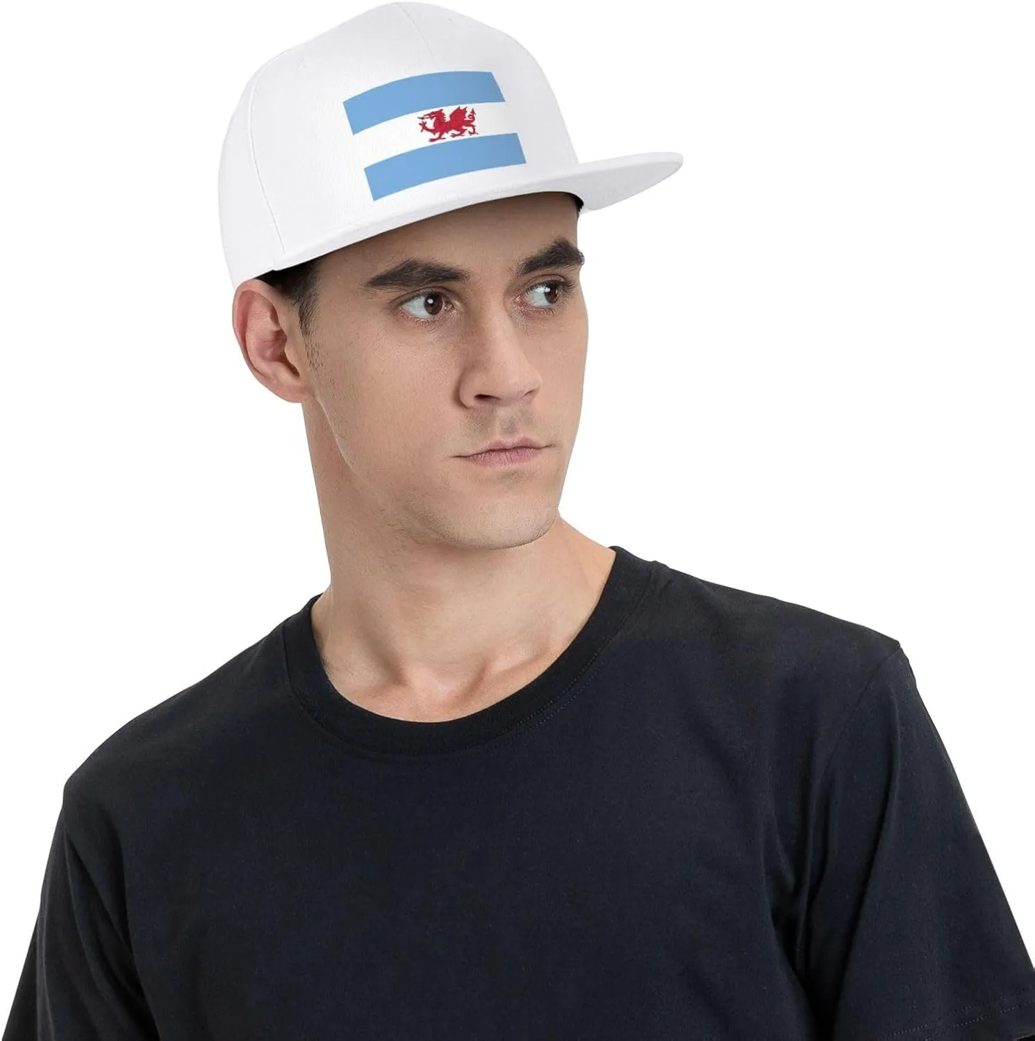Flag of The Welsh Colony in Patagonia Baseball Cap for Men Women Snapback Hat Trucker Flat Bill Caps Sun Hat