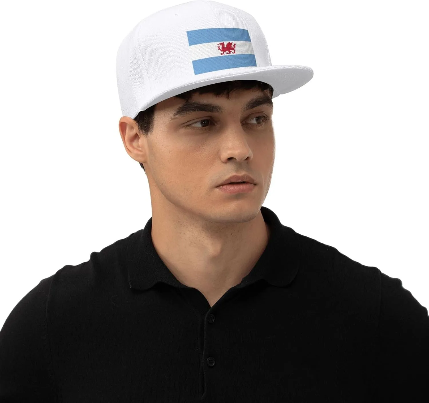 Flag of The Welsh Colony in Patagonia Baseball Cap for Men Women Snapback Hat Trucker Flat Bill Caps Sun Hat
