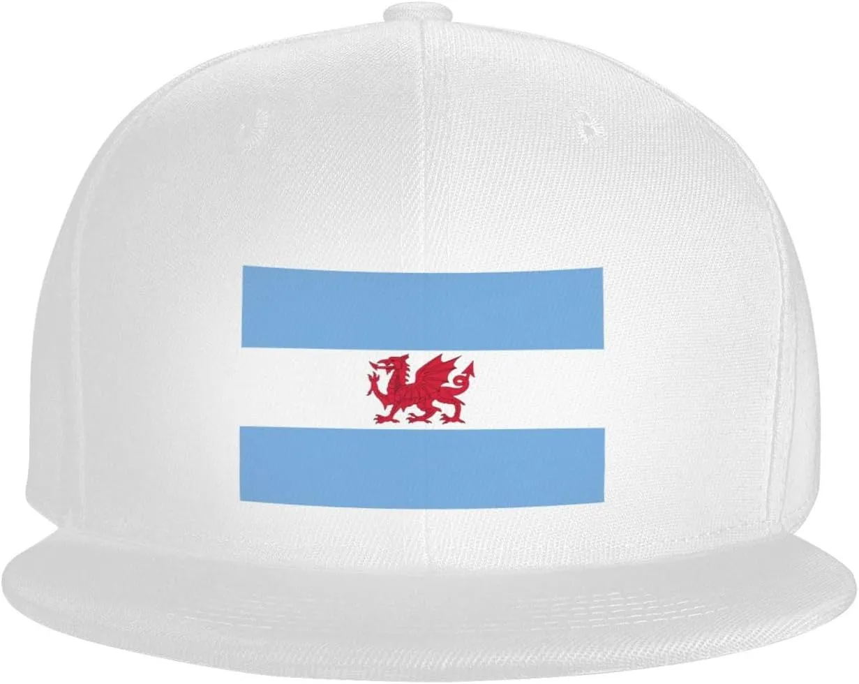 Flag of The Welsh Colony in Patagonia Baseball Cap for Men Women Snapback Hat Trucker Flat Bill Caps Sun Hat